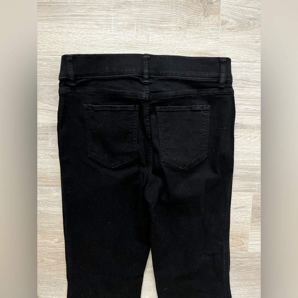 SPANX Black Flare Women's Jeans Obsidian Rinse - Size Large - Picture 7 of 7